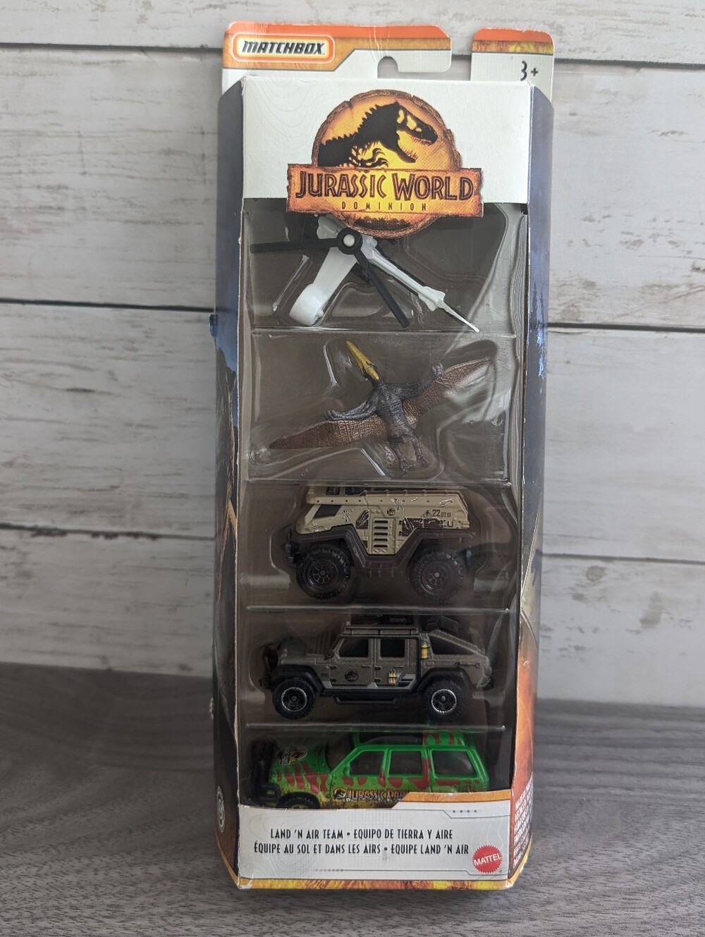 MATCHBOX Jurassic World Dominion 5-Pack Diecast Vehicle Set Trucks